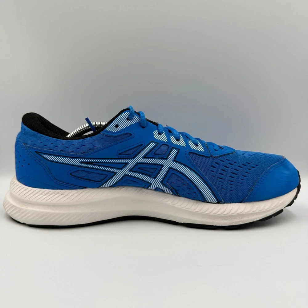 ASICS GEL-CONTEND 8 Mens Size 12 Running Shoes AmpliFoam Blue 1011B492
